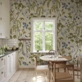 S10583 Ottilia Olive Green Sandberg Wallpaper interior1
