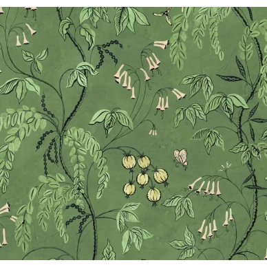 S10585 Ottilia Green Sandberg Wallpaper product image