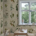 S10598 Flora Green Sandberg Wallpaper interior3