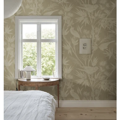 S10596 Celeste Mural Beige Sandberg Wallpaper interior1 image
