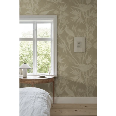 S10596 Celeste Mural Beige Sandberg Wallpaper interior2 image