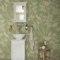S10597 Celeste Mural Green Sandberg Wallpaper interior2