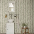 S10613 Beatrice Light Green Sandberg Wallpaper interior1