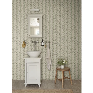 S10613 Beatrice Light Green Sandberg Wallpaper interior1 image