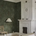 S10594 Juni Forest Green Sandberg Wallpaper interior1