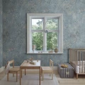 S10603 Juni Light Blue Sandberg Wallpaper interior1