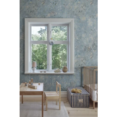 S10603 Juni Light Blue Sandberg Wallpaper interior2 image