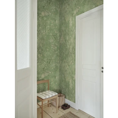 S10605 Juni Green Sandberg Wallpaper interior1 image