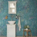 S10607 Juni Teal Sandberg Wallpaper interior1