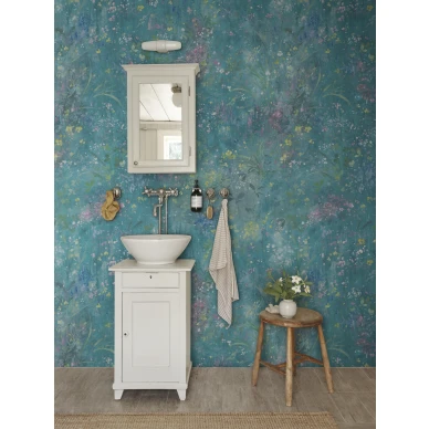 S10607 Juni Teal Sandberg Wallpaper interior1 image