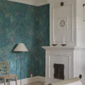 S10607 Juni Teal Sandberg Wallpaper interior2