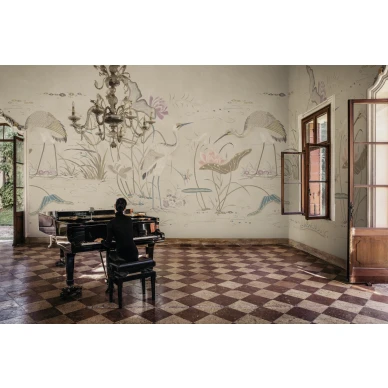 S10418 Seabirds Sandstone Sandberg Wallpaper interior1 image