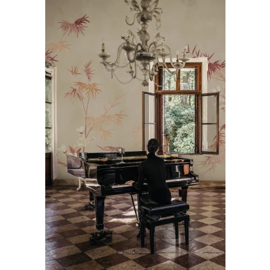 S10421 Bamboo Grove Clay Sandberg Wallpaper interior3 image