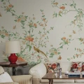 S10424 Bloom Spring Green Sandberg Wallpaper interior3