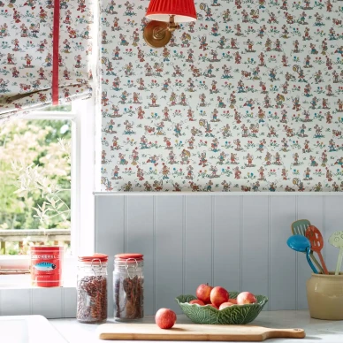 DDIW217262 2 SAW0195 01 SANDERSON Mickey and Minnie WALLPAPER bc90 image