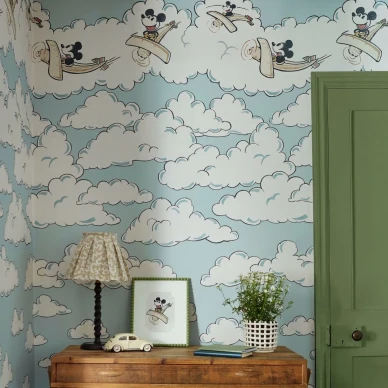 DDIW217292 1 SAW0197 01 SANDERSON Mickey In The Clouds WALLPAPER 96c4 image
