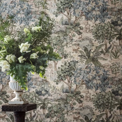 DHIP217490 2 SAW0233 01 SANDERSON The Stumpery WALLPAPER 9b72 image