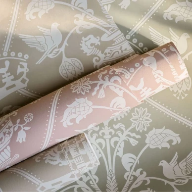 DHIP217502 1 SAW0226 01 SANDERSON Highgrove Damask WALLPAPER 5c00 image