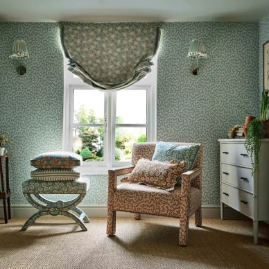 DABW217241 1 SAW0187 03 SANDERSON Truffle WALLPAPER 1e5f image