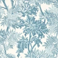 Tapestry Trees Pottery Blue
