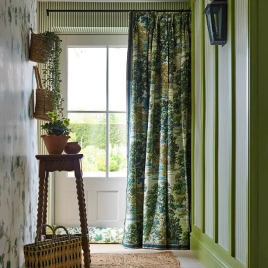 DABW217255 1 SAW0182 04 SANDERSON Pinetum Stripe WALLPAPER 0e51 image