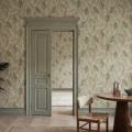 R21683 Swirling Fern Light Green Rebel Walls interior1