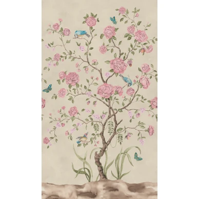 R21650 Chinoiserie Botanica Pink Rebel Walls product image