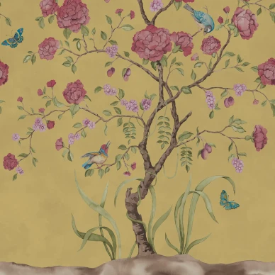 R21651 Chinoiserie Botanica Red Rebel Walls product1 image