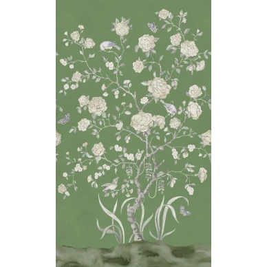R21652 Chinoiserie Botanica Green Rebel Walls product image