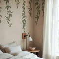 R21658 Hanging Leaves Beige Rebel Walls interior1