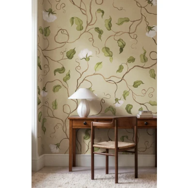 R21667 Soft Vines Beige Rebel Walls interior2 image