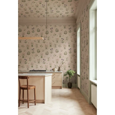 R22056 Timeless Flora Pink Rebel Walls interior1 image