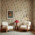 R22058 Timeless Flora Beige Rebel Walls interior1