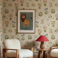 R22058 Timeless Flora Beige Rebel Walls interior2