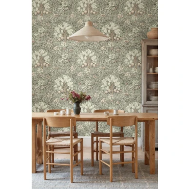 R21674 Flower Tree Light Green Rebel Walls interior2 image