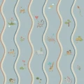9871W Wavy Stripe Animals Pattern Image