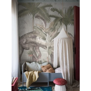 9875W Vintage Palms Dinosaurs Roomshot 4 image