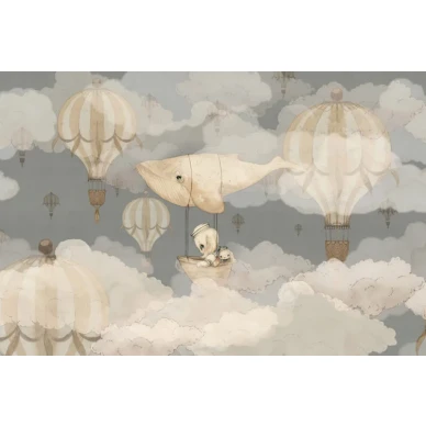 72 Flying Whale Wallpaper Mrs Mighetto Blue O 800x533 image