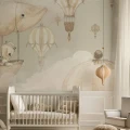 72 Flying Whale Wallpaper Mrs Mighetto Grey4 800x1200