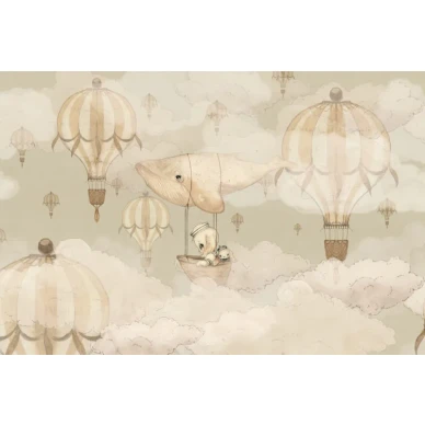 72 Flying Whale Wallpaper Mrs Mighetto Grey O 800x533 image