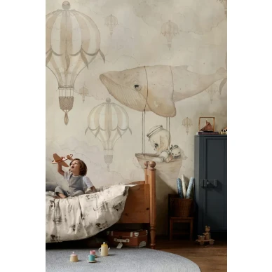72 Flying Whale Wallpaper Mrs Mighetto White4 800x1200 1 image