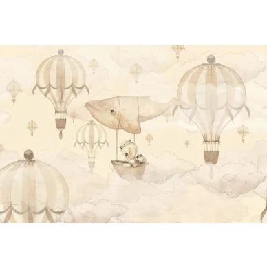 72 Flying Whale Wallpaper Mrs Mighetto White O 800x533 image