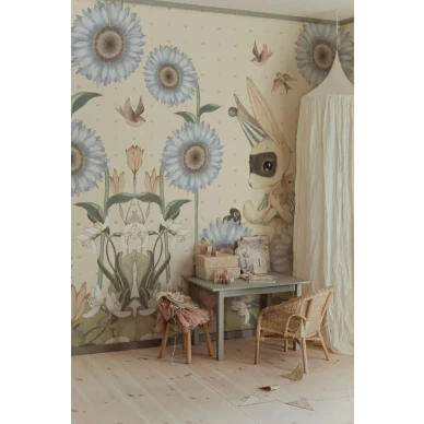 Sunflowers for Gittan Wallpaper BLUE2 768x1152 image