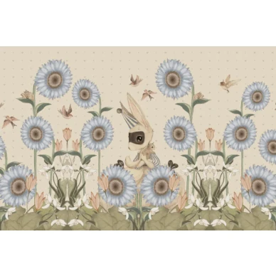 Sunflowers for Gittan Wallpaper BLUE7 800x533 image