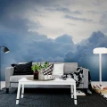 Above the Clouds sininen pilvitapetti olohuoneeseen Rebel Wallsilta R13681