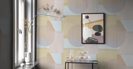 Graafinen tapetti Memphis Borastapeter