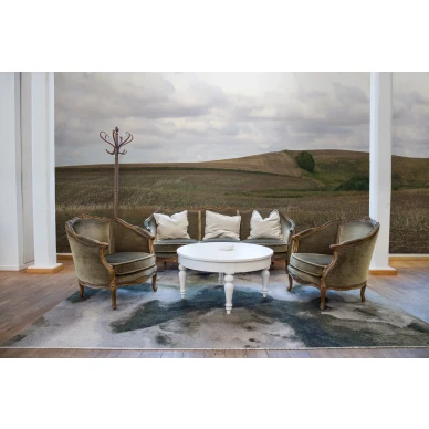 Cropland rauhallinen syksyinen peltomaisema valokuvatapetti Rebel Wallsilta R16481 image