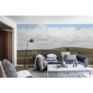 Cropland syksyinen peltomaisema valokuvatapetti olohuoneeseen Rebel Wallsilta R16481 image