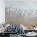 Swaying Reed rauhallinen kaislatapetti makuuhuoneeseen Rebel Wallsilta R13602