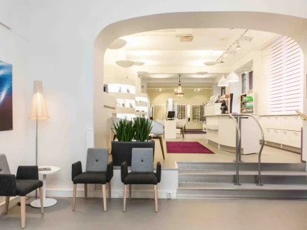 Butiksplanering till Silmäasema Wasaborg Syncenter